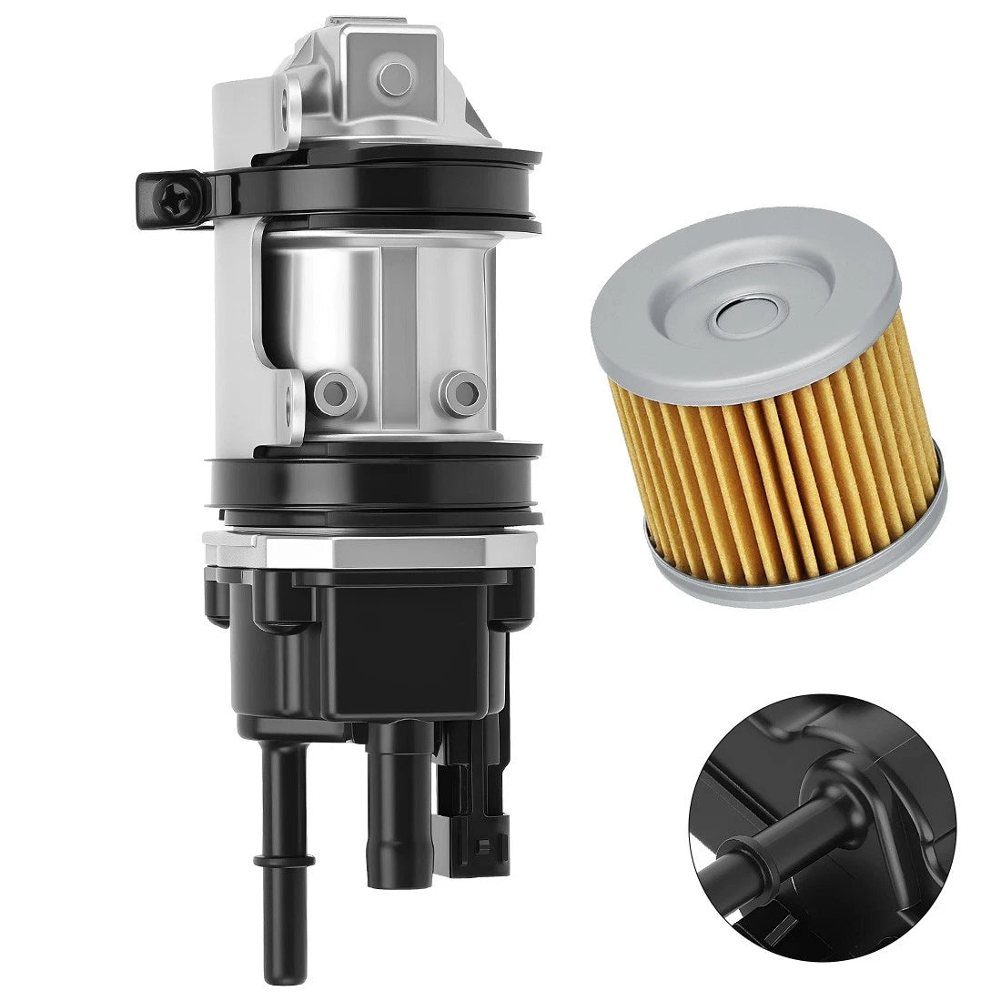 Fuel Pump & Oil Filter 15100-45G02 for Suzuki Quadracer 450 (2006–2011)