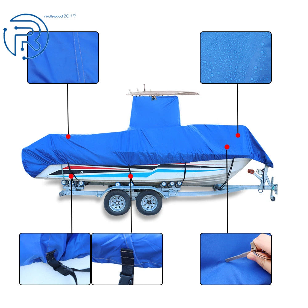 T-Top Roof Boat Cover for Center Console (20-24ft)