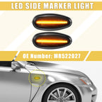 2X Front LED Side Marker Light MR522027 for Mitsubishi 