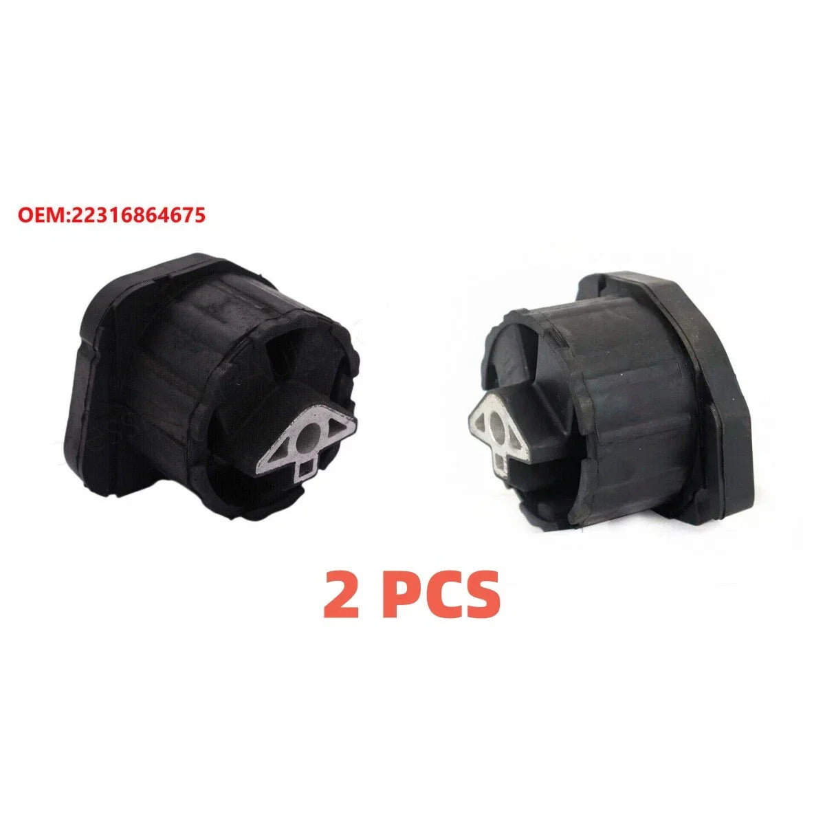 Automatic Transfer Case Transmission Mount 2 x for BMW X5 X6 (2008–2015)