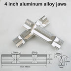 1 Pair Aluminum Alloy V Type Jaw for CNC Milling Vise
