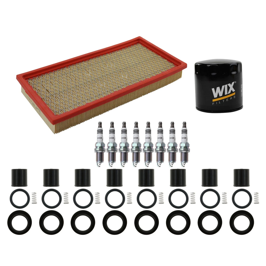 Tune Up Kit with NGK 8 Spark Plugs & Coil Boots for Dakota Raider (2000–2004)