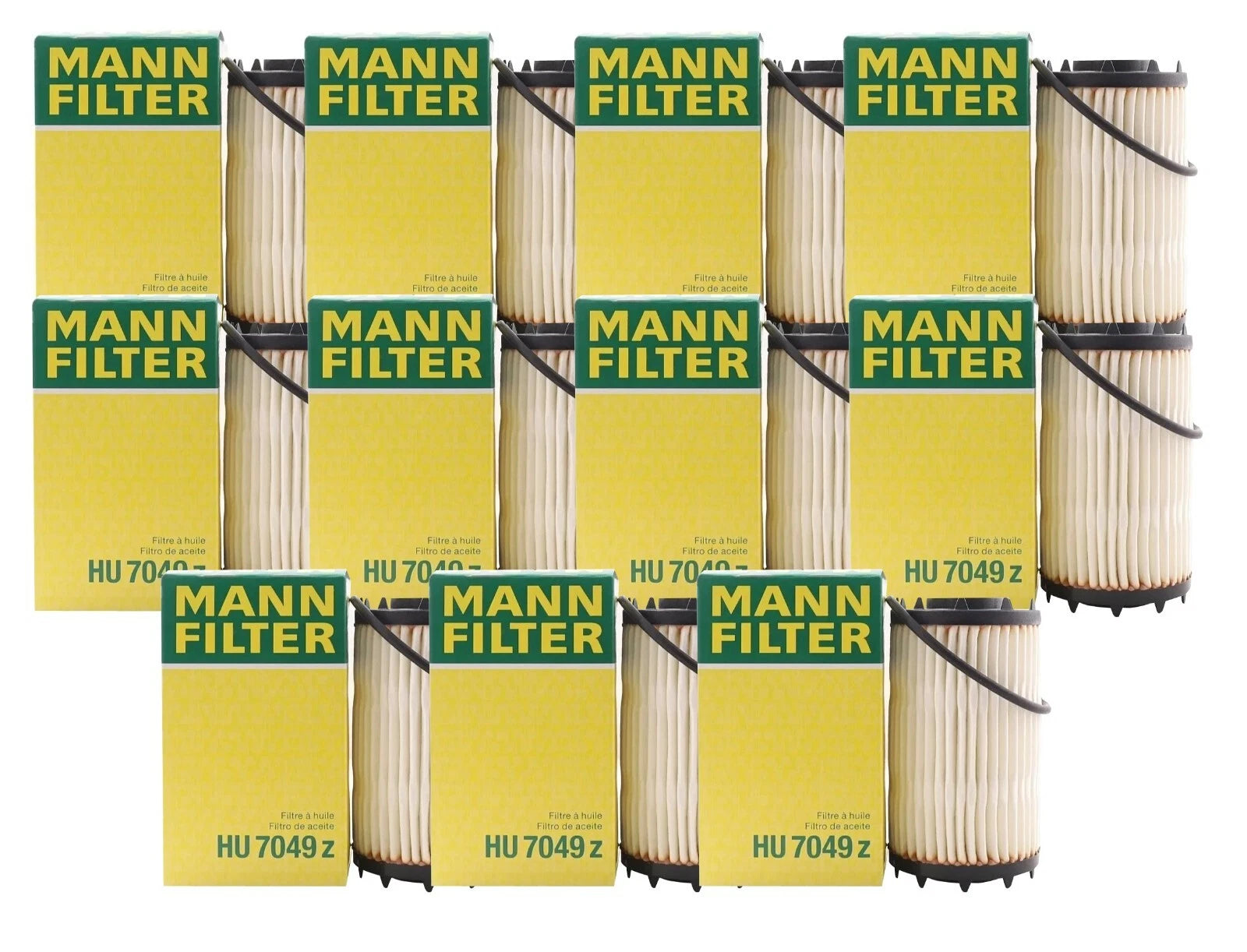 Set of 11 Engine Oil Filters for Audi Porsche Cayenne Macan Panamera