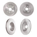 Front and Rear Disc Brake Rotors for Chevrolet Trax, Buick Encore (2013–2021)