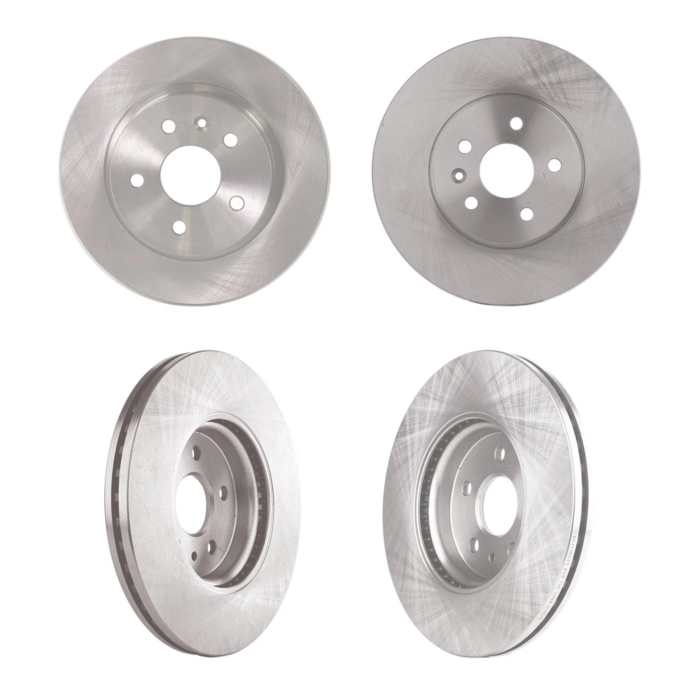Front and Rear Disc Brake Rotors for Chevrolet Trax, Buick Encore (2013–2021)
