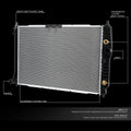 Cooling Radiator for Chevrolet Aveo5 (2004–2008) - OE Style, Aluminum, DPI 2873