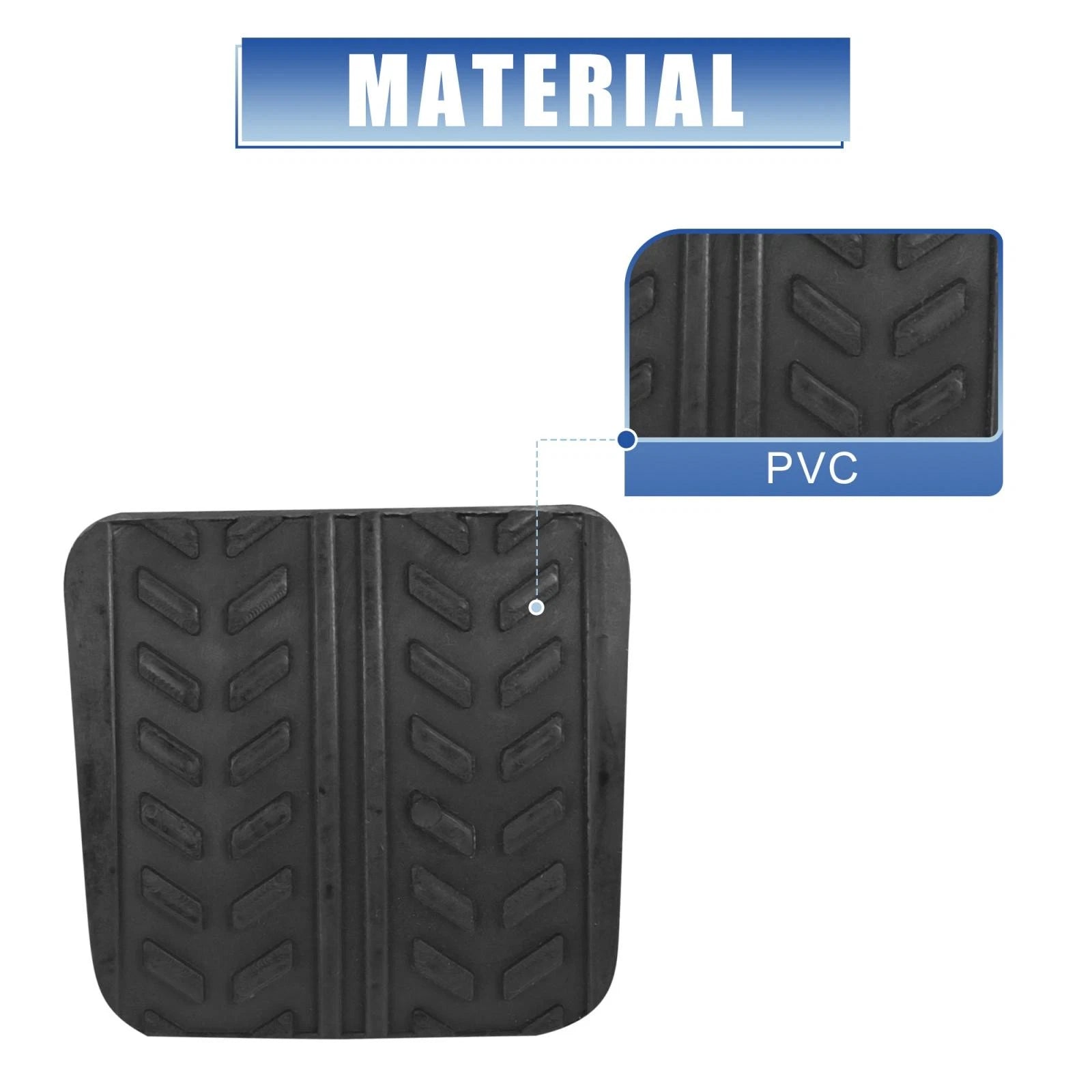1 Pair Clutch or Brake Pedal Pad for Ford Mustang (1994–2004) F4ZZ-2457-A