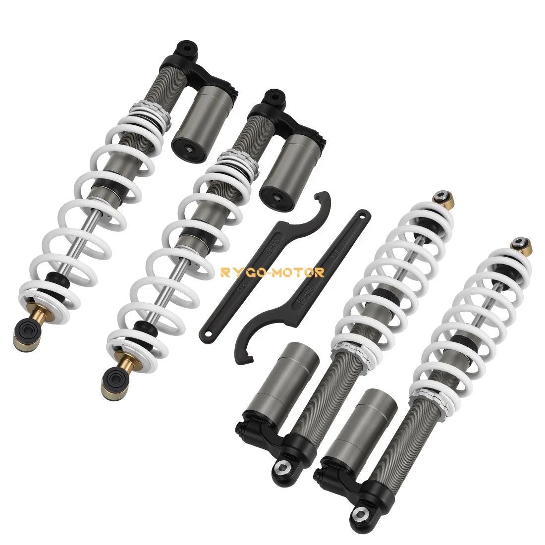 Front Rear Air Shock Absorbers & Tool for Polaris RZR S 800 EFI (2009–2012) 7043422