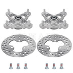2 Front Wheel Hubs w/Brake Disc for Honda TRX250X TRX400X (2009–2014)