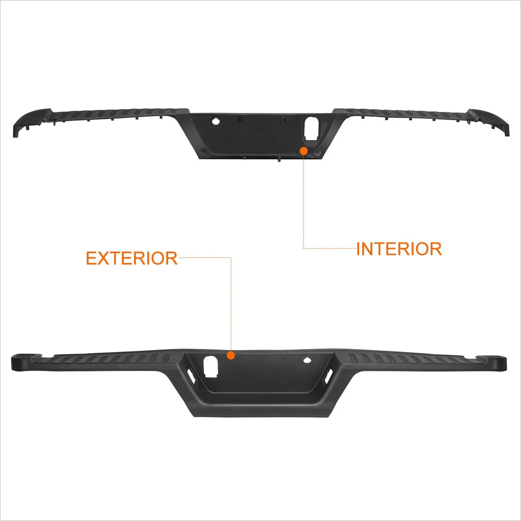 Rear Bumper Top Step Pad Cover for Ford F-150 (2015–2020) w/o Tow Pkg