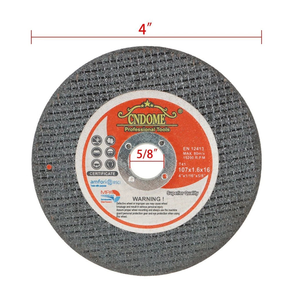 Set of 50 Cutting Wheels for Die (4" x 1/16" x 5/8")
