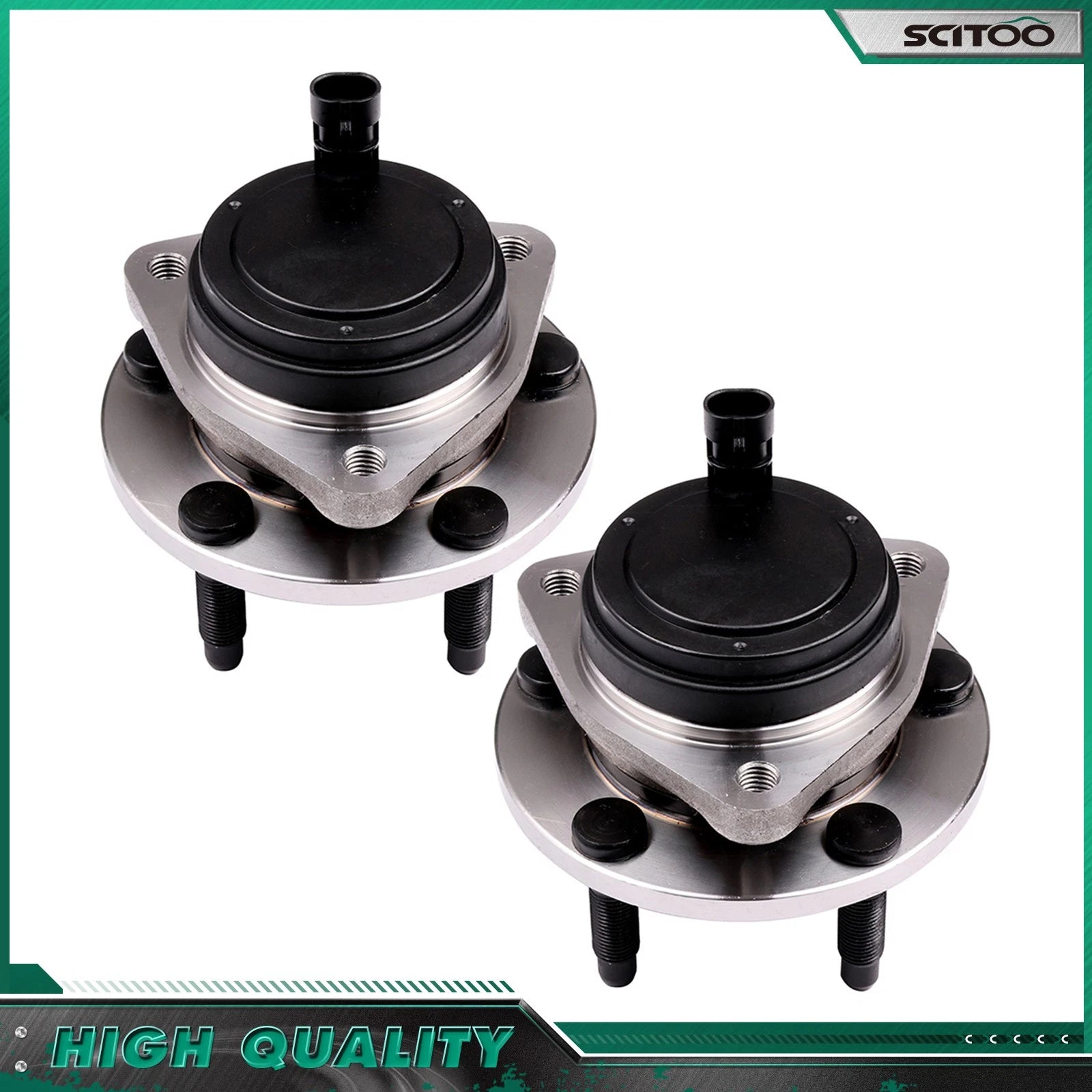 Pair Front Wheel Bearing Hub for Chevrolet Caprice Pontiac