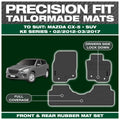 Full Set Custom Fit Moulded Rubber Floor Mats for Mazda CX-5 KE (2012 - 2017)