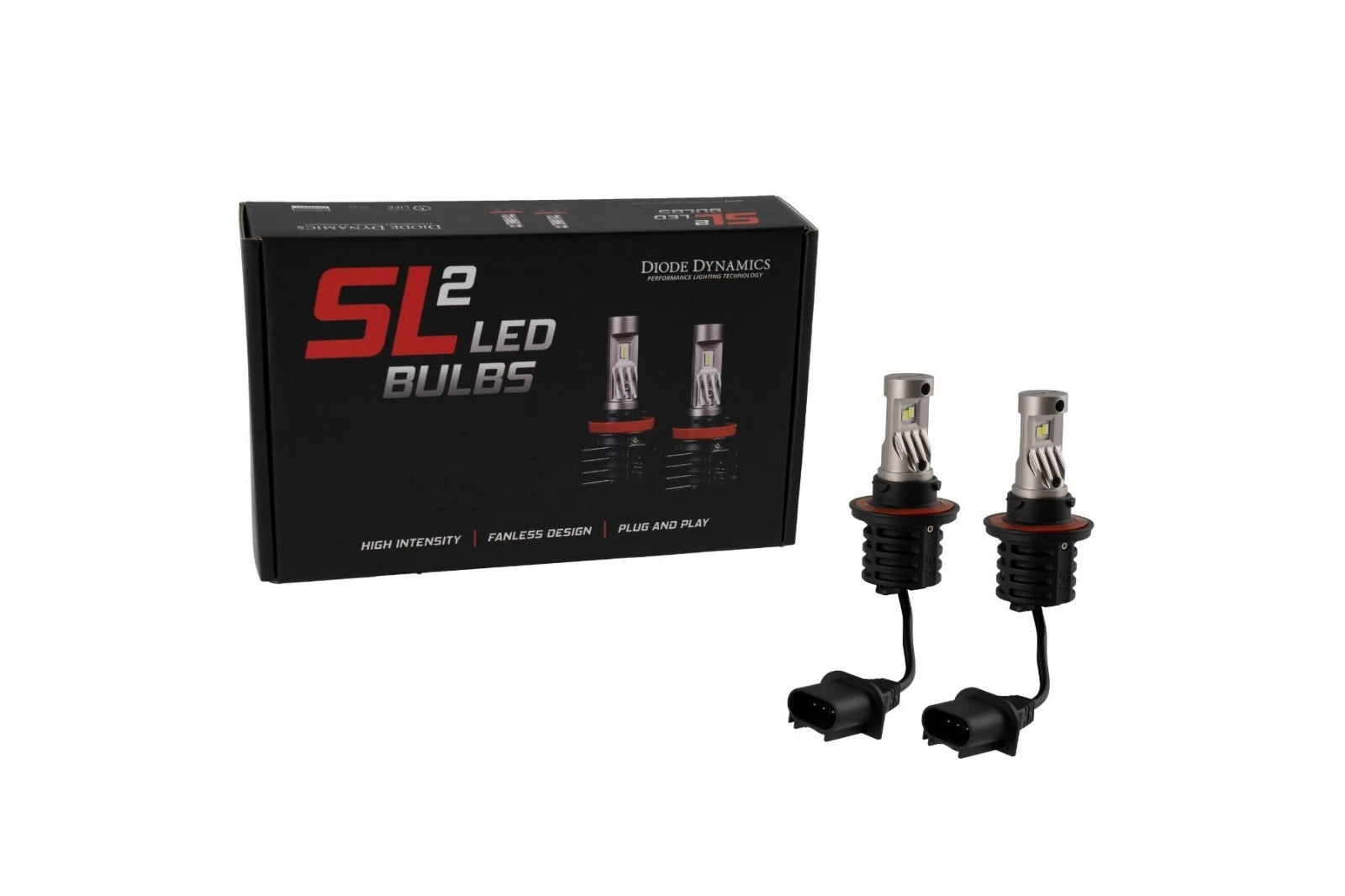 LED Headlight Bulbs Pair H13 SL2 6000K for Diode Dynamics Chevrolet Tahoe (2015–2020)