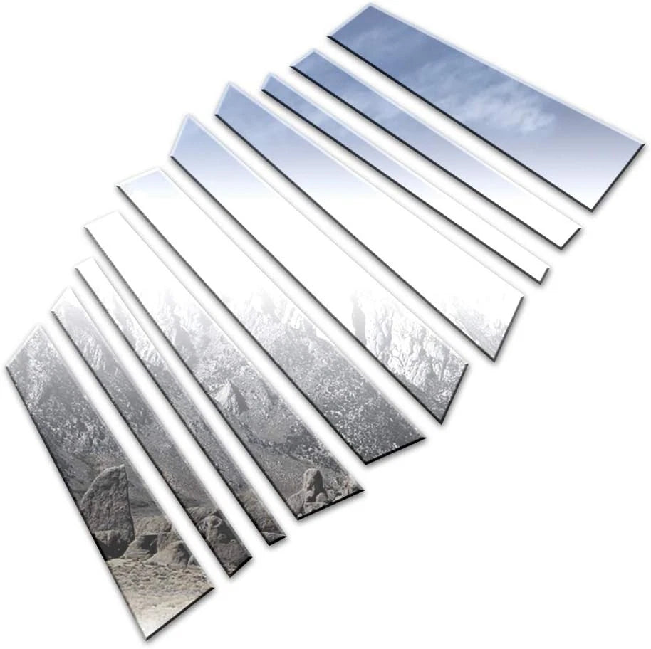 Luxury FX Stainless Steel Pillar Post Trim Kit for BMW X3 (2004–2010)