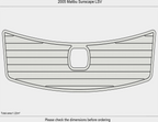 EVA Foam Pads for 2005 Malibu Sunscape LSV (2005) - Teak Deck Mat
