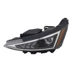 Replacement Driver Side Halogen Headlight Assembly w/o LED Daytime Running Lamp
