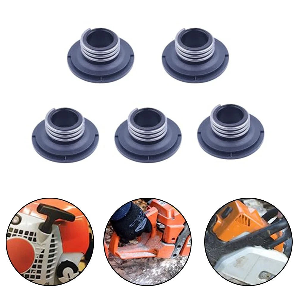 5 Piece Set of Oil Pump Worm Gears for Chainsaws