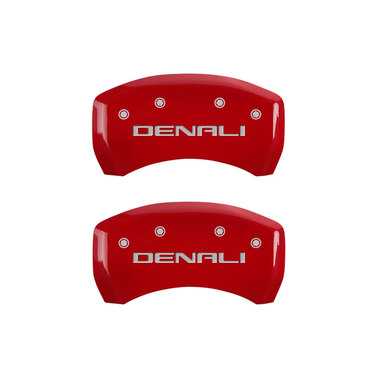Set of 4 Red Denali Caliper Covers for 2017–2020 GMC Acadia