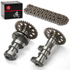 Intake & Exhaust Camshaft w/ Timing Chain for Suzuki Quadsport Z400 (2003–2006)