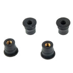 10 Pack Rubber Nuts M6 Vibration Damper for ATV (Motorcycle Windshield)