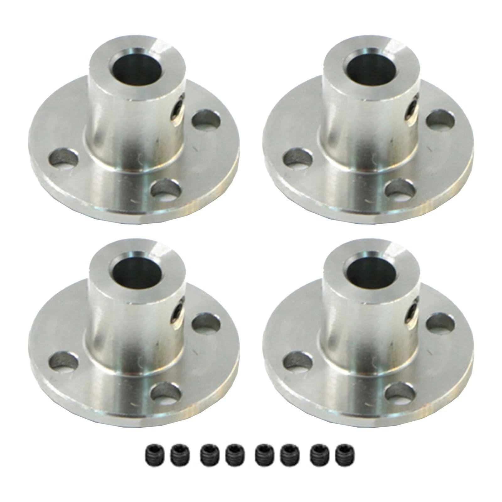 Set of 4 Motor Couplings for 6mm Inner Diameter Shaft