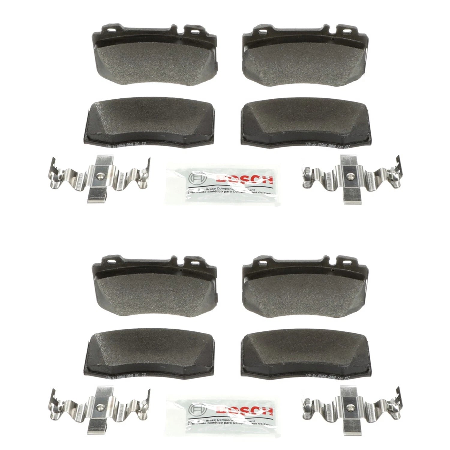 Bosch Blue Disc Brake Pad Kit for Mercedes W220 S500 (2000–2006)