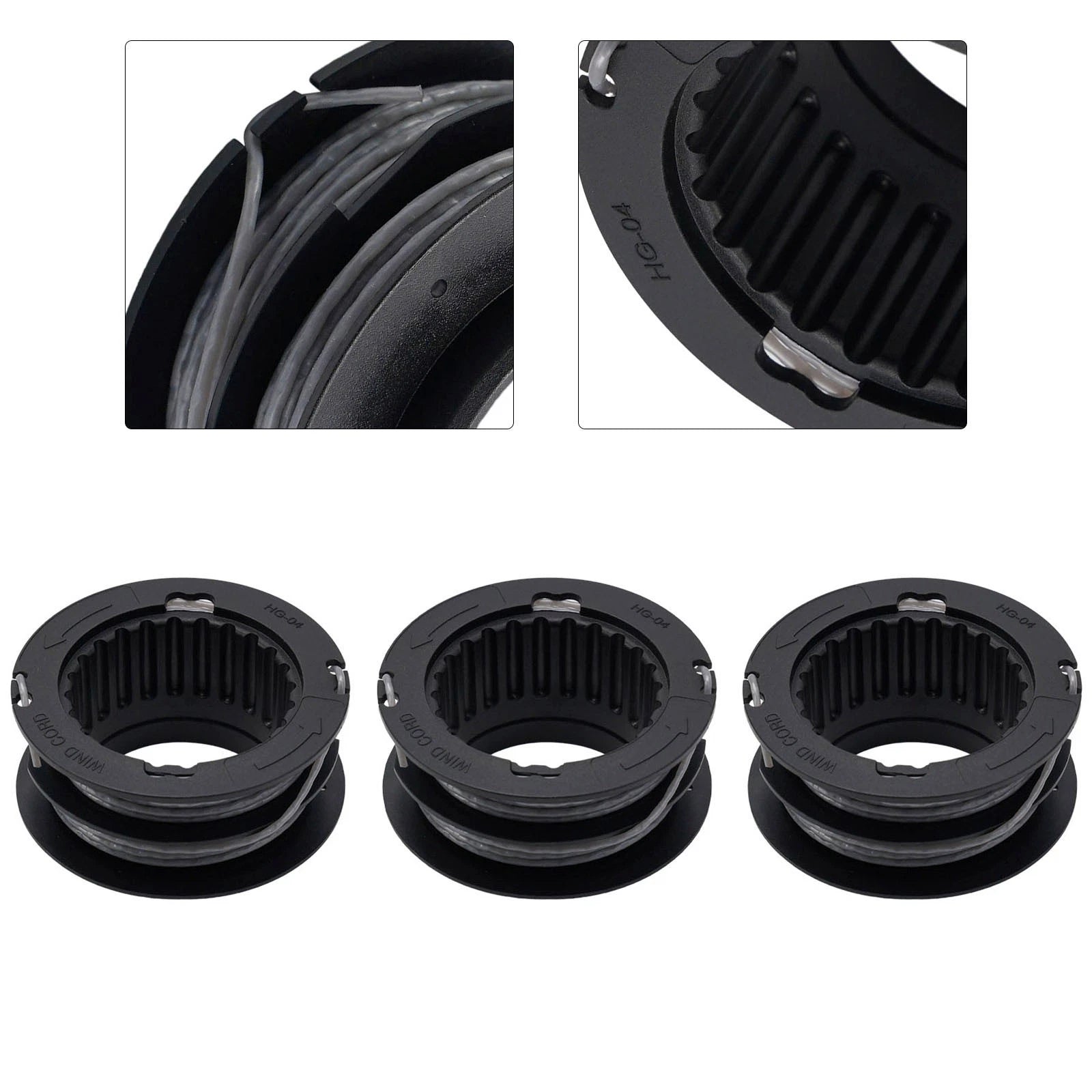 3X Replacement Spool for Greenworks 080 80V String Trimmer SB00L00