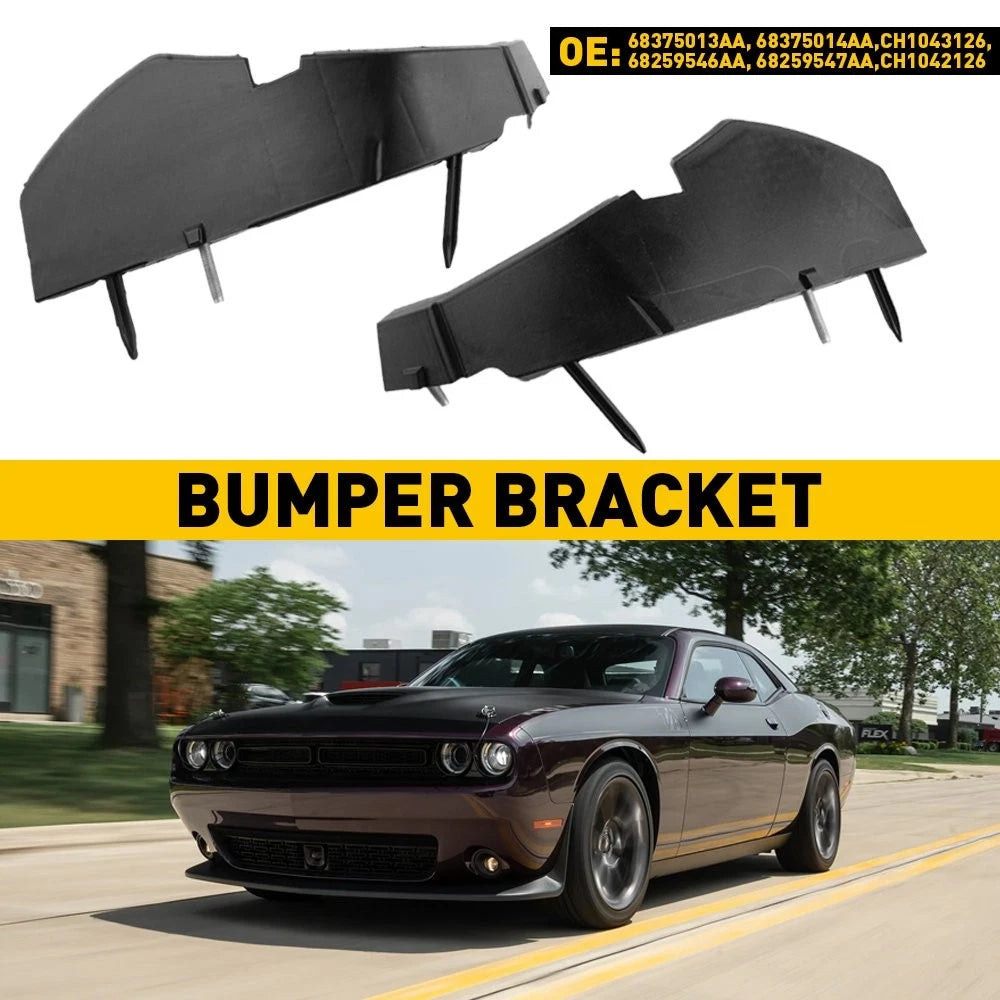Set of 2 Front Fascia Bumper Brackets for Dodge Challenger (2015–2021)