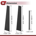 6 Pcs Door Pillar Window Trim for Lexus GS (2006-2011) Carbon Fiber Black