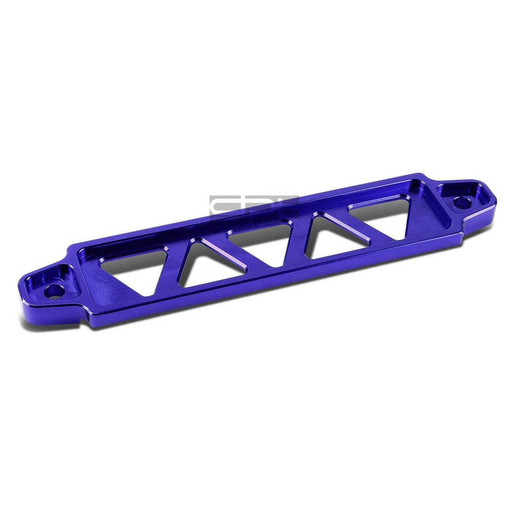Blue Aluminum Battery Tie Down Mount Bracket Kit for Auto (220MM/190MM)