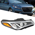 Headlight Assembly for Hyundai Sonata (2015–2017) Passenger Side Halogen
