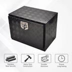 Black Aluminum Tool Box for Pickup Truck (24"X18"X17")