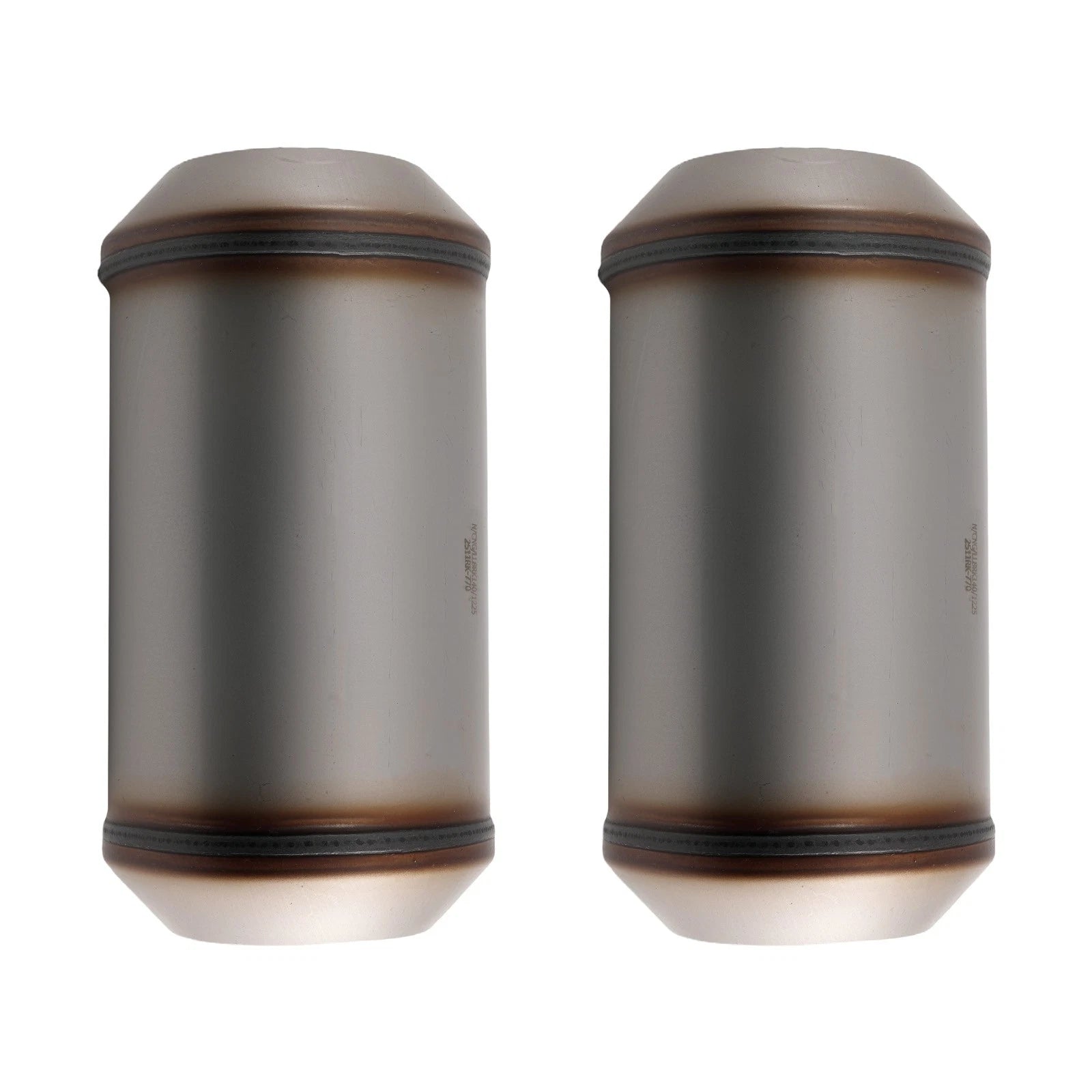 2PCS 4'' Catalytic Converter for Diesel Truck (EPA, OBD-II, 810400, 400cell)