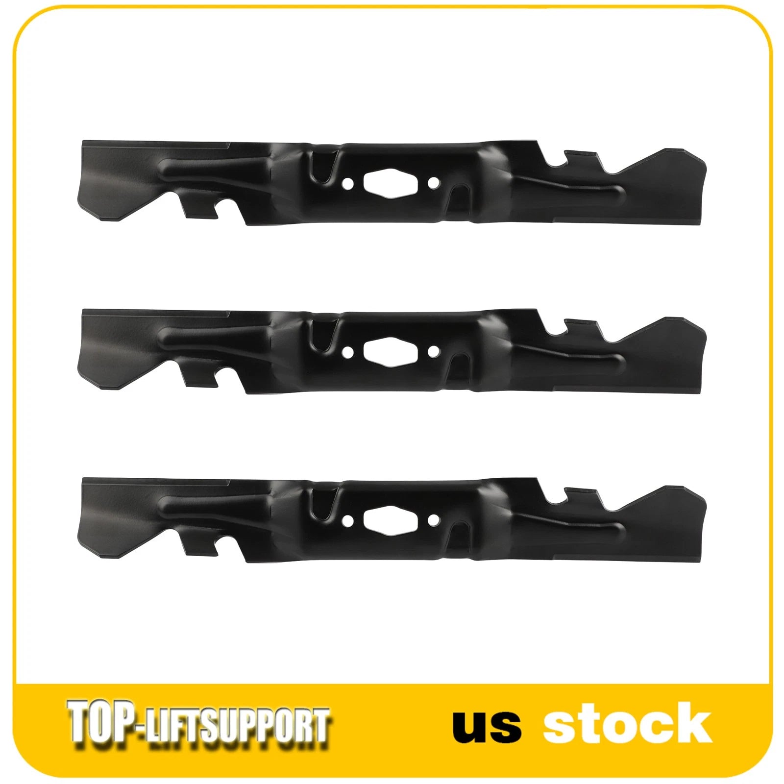 Set of 3 Mulching Blades for Cub Cadet 54" Cut