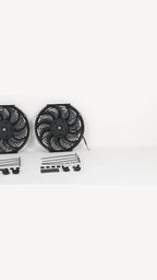 2X 12" Electric Radiator Cooling Fans for Universal Fit