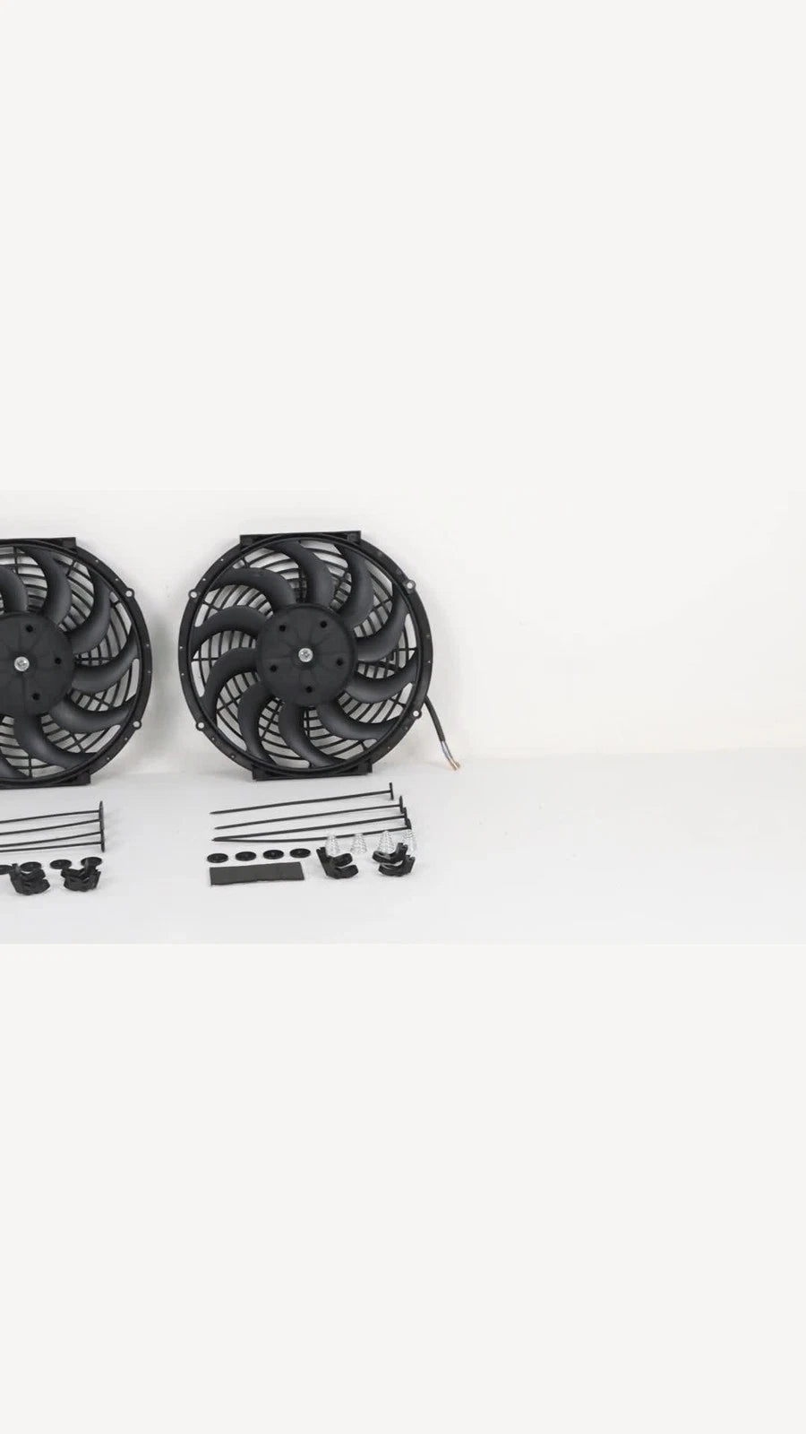 2X 12" Electric Radiator Cooling Fans for Universal Fit