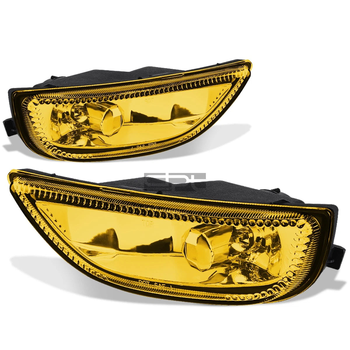 Fog Light Lamp Set for Toyota Corolla (2001–2002) - Yellow Housing, W/Bulbs
