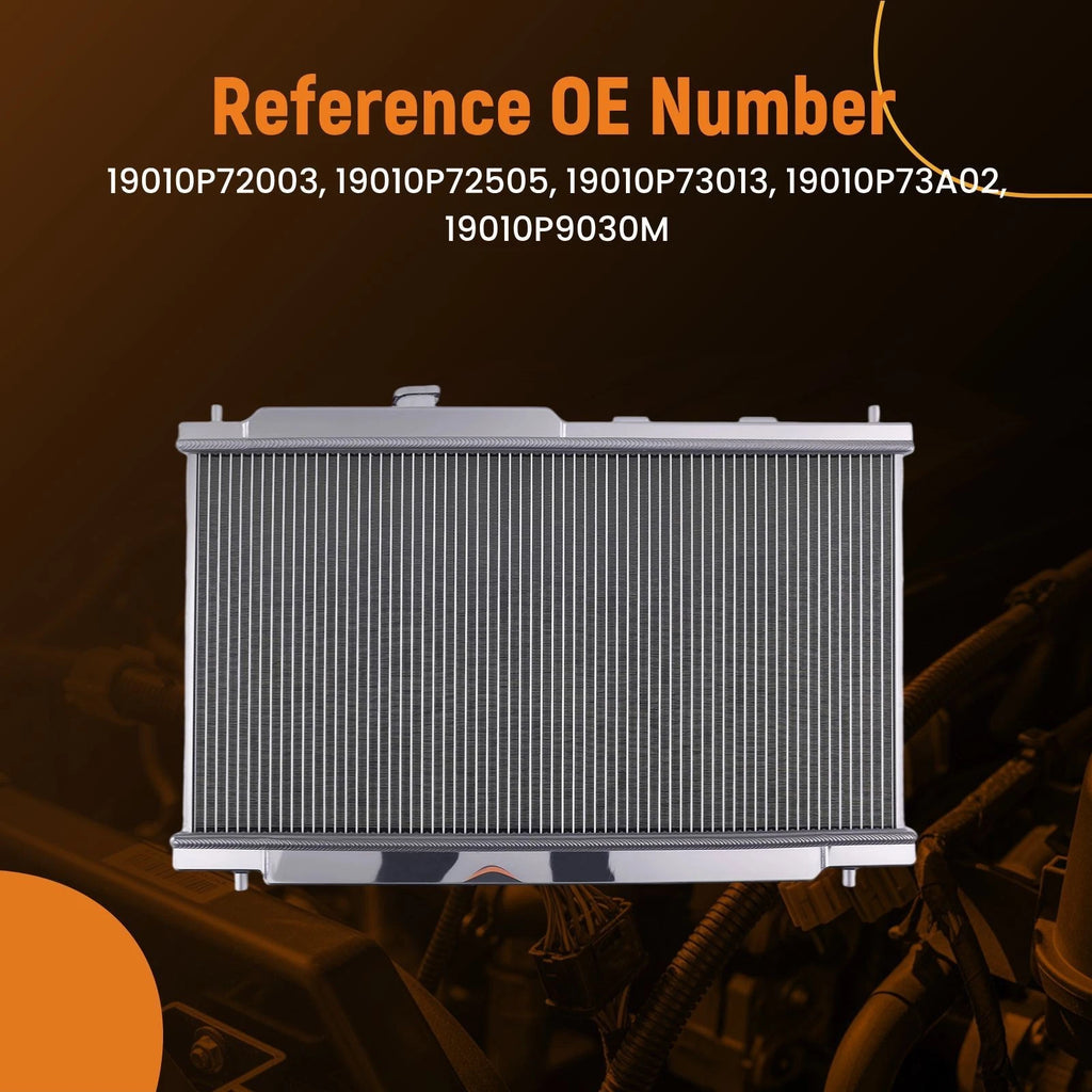 2 Row Aluminum Radiator Assembly for Acura Integra LS GS-R 1994–2001