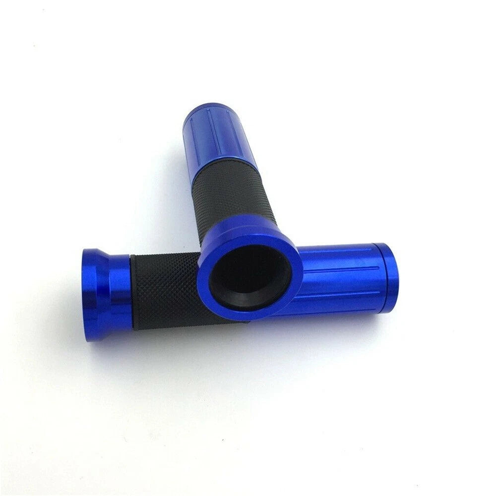 Set of 2 Blue Anti-skid Rubber Handlebar Grips for Suzuki SV650 SV1000 GSR600 GSXR 750