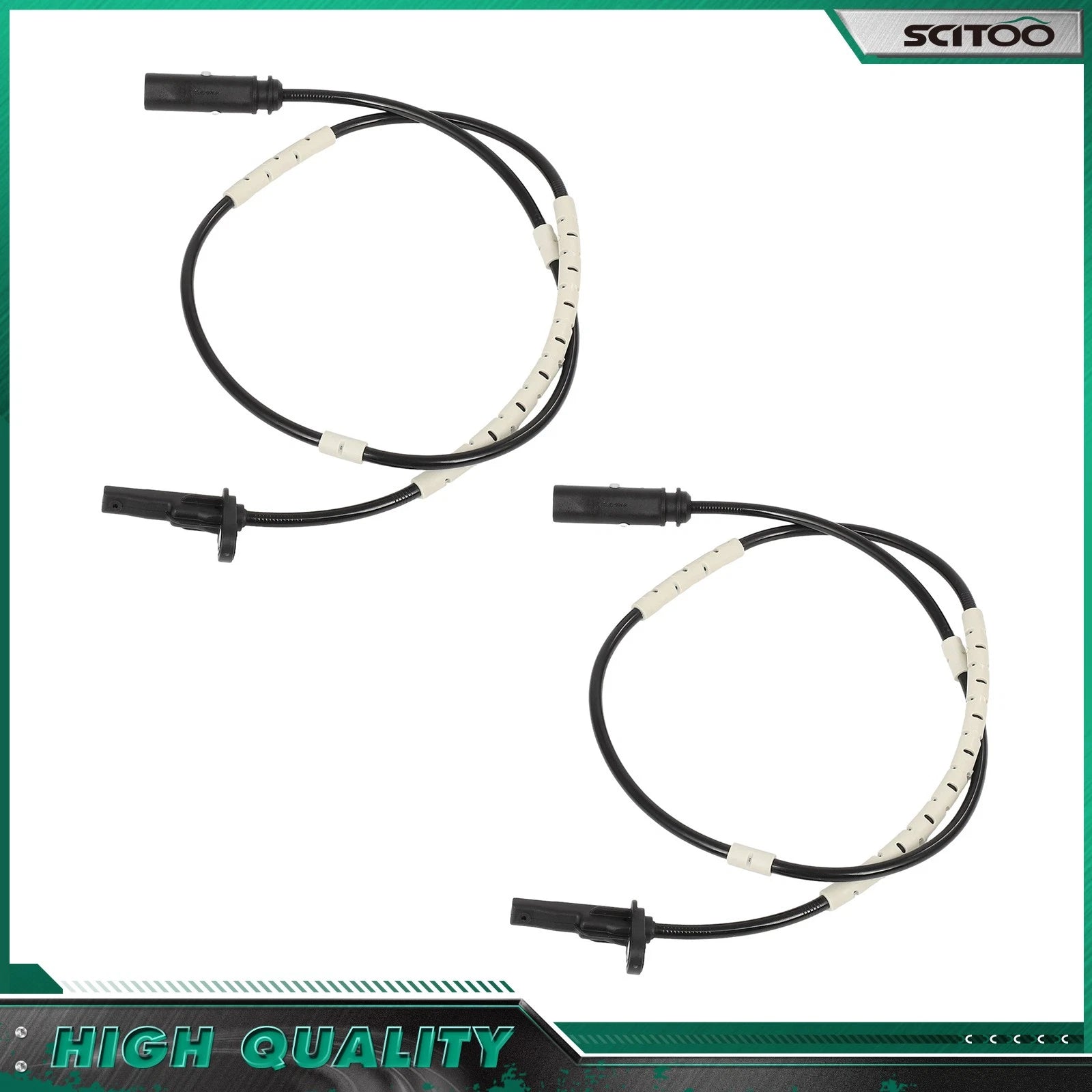 Pair of Rear ABS Wheel Speed Sensors for BMW F30 228i 330i 340i 440i M3 (2012–2019)