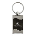 Black Rectangular Wave Keychain - Officially Licensed for Acura RL