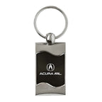 Black Rectangular Wave Keychain - Officially Licensed for Acura RL