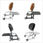 Sissy Bar Backrest Pad Luggage Rack for Indian Chief Classic Vintage (2014–2018)