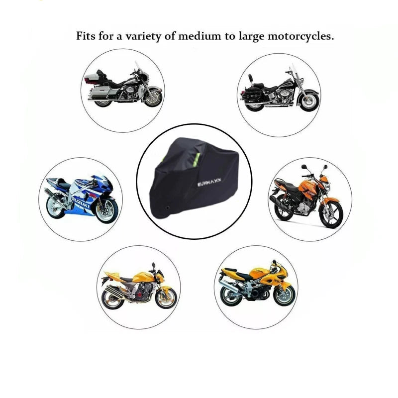 Motorcycle Waterproof Cover for Kawasaki Vulcan (XXXL)