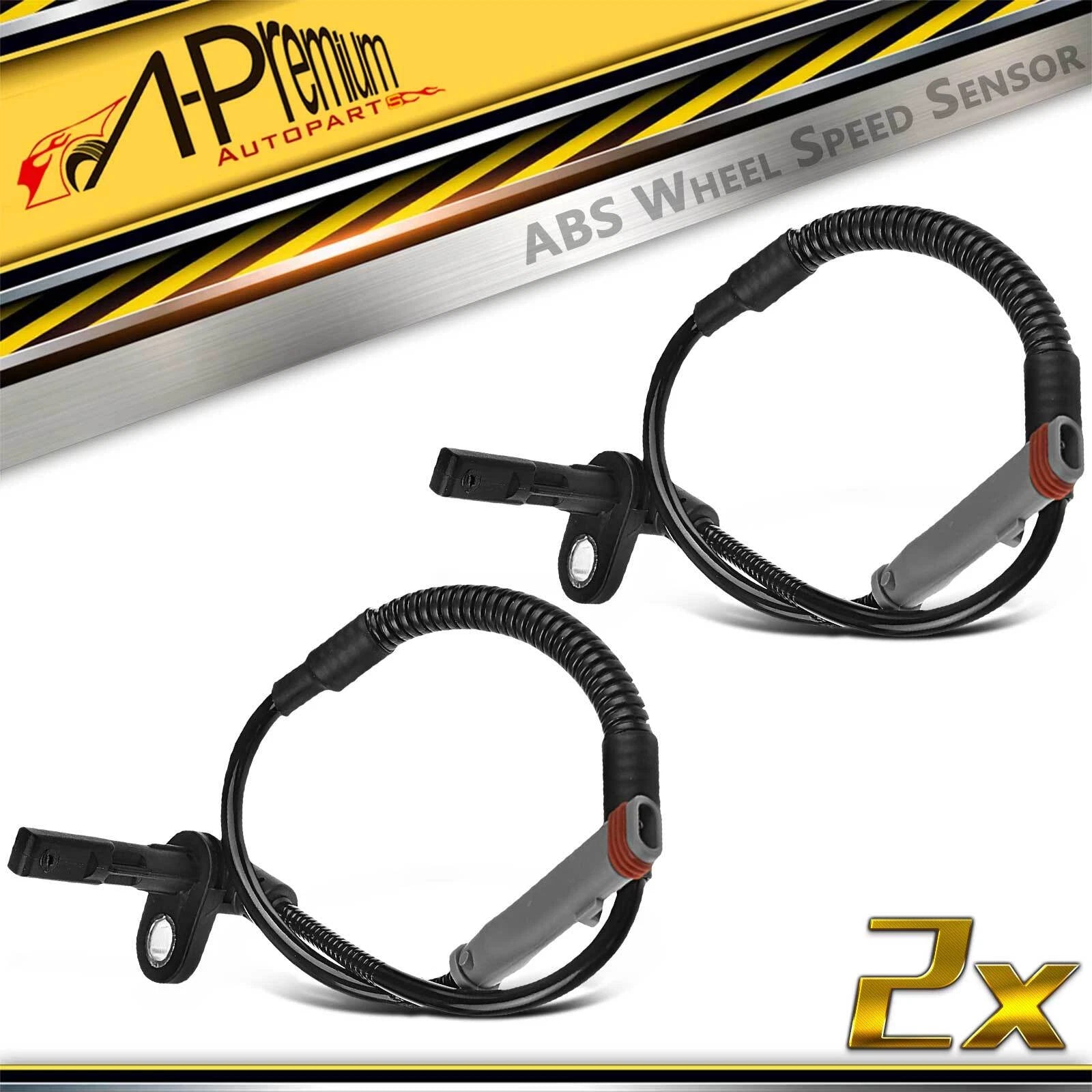 2X Front ABS Wheel Speed Sensors for Buick Allure LaCrosse Regal (2005–2009)