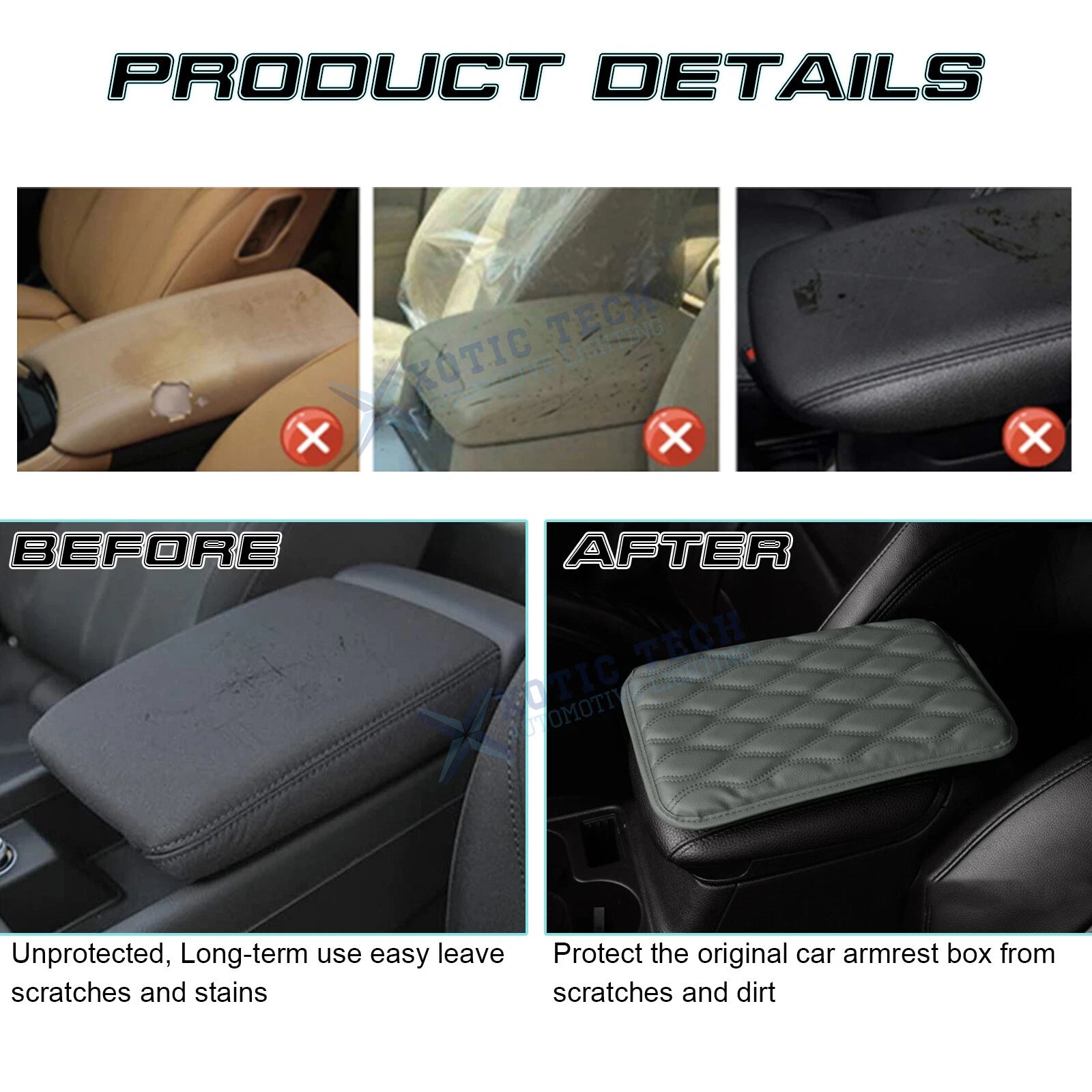 Armrest Cover for Ford F-150 (2014-2020)