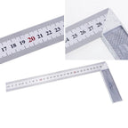 Measuring Tape Set of 2 Heavy Gauge Right Angle Ruler Tools