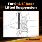 Rear Shock Absorbers for Jeep Grand Cherokee 2WD 4WD (1999–2004) 0-2.5" Lift