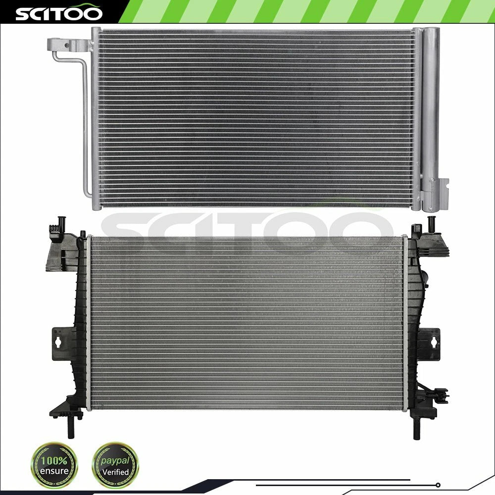 Radiator and A/C Condenser Kit for Ford Focus (2015–2018)